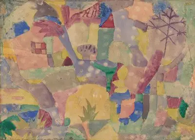 Tree and Architecture - Rhythms I Paul Klee